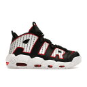 Nike ナイキ メンズ スニーカー 【Nike Air More Uptempo Pinstripe】 サイズ US_12(30.0cm) Black/White-University Red(4)