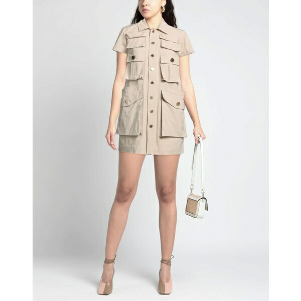 【送料無料】 ディースクエアード レディース ワンピース トップス Mini dresses Beige 3