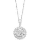 GtB[ RNV fB[X lbNXE`[J[Ey_ggbv ANZT[ Rock Candy by EFFY&reg; Halo Cluster Pendant Necklace (1-1/5 ct. t.w.) in 14k White or Yellow Gold White Gold