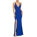 ドレスザポプレーション レディース ワンピース トップス Iris High-Slit Evening Gown Cobalt