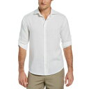 キューバベラ メンズ シャツ トップス Men's Travelselect Wrinkle-Resistant Shirt Brilliant White