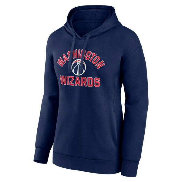 ファナティクス レディース パーカー・スウェットシャツ アウター Washington Wizards Fanatics Branded Women's Overtime Pullover Hoodie Navy