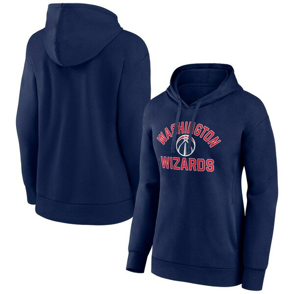 ファナティクス レディース パーカー・スウェットシャツ アウター Washington Wizards Fanatics Branded Women's Overtime Pullover Hoodie Navy