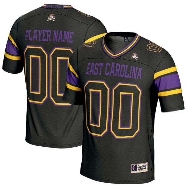 ゲームデイグレーツ メンズ ユニフォーム トップス ECU Pirates GameDay Greats NIL PickAPlayer Football Jersey Black