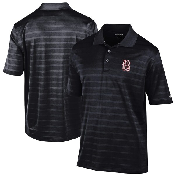 `sI Y |Vc gbvX Birmingham Barons Champion Textured Solid Polo Black