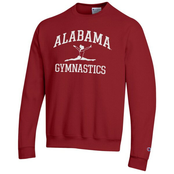 チャンピオン メンズ パーカー スウェットシャツ アウター Alabama Crimson Tide Champion Gymnastics Icon Powerblend Pullover Sweatshirt Crimson