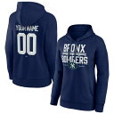 ファナティクス レディース パーカー・スウェットシャツ アウター New York Yankees Fanatics Branded Women's Personalized Hometown Legend Pullover Hoodie Navy