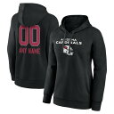 ファナティクス レディース パーカー・スウェットシャツ アウター Arizona Cardinals Fanatics Branded Women's Personalized Name & Number Team Wordmark Pullover Hoodie Black