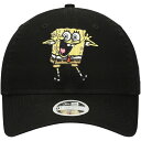 j[G fB[X Xq ANZT[ SpongeBob SquarePants New Era Women's 9TWENTY Adjustable Hat Black