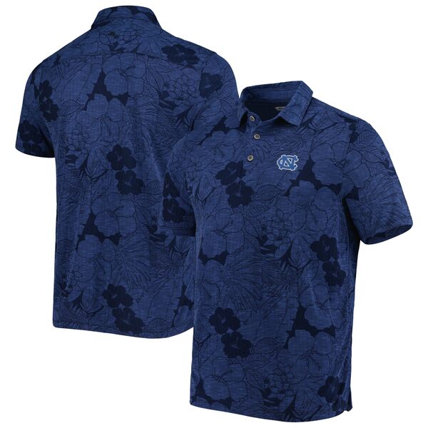 gb~[on} Y |Vc gbvX North Carolina Tar Heels Tommy Bahama Miramar Blooms Polo Navy