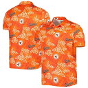 レインスプーナー メンズ ポロシャツ トップス Baltimore Orioles Reyn Spooner Cooperstown Collection Puamana Print Polo Orange