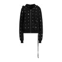 【送料無料】 リックオウエンス レディース パーカー・スウェットシャツ アウター Sweatshirts Black