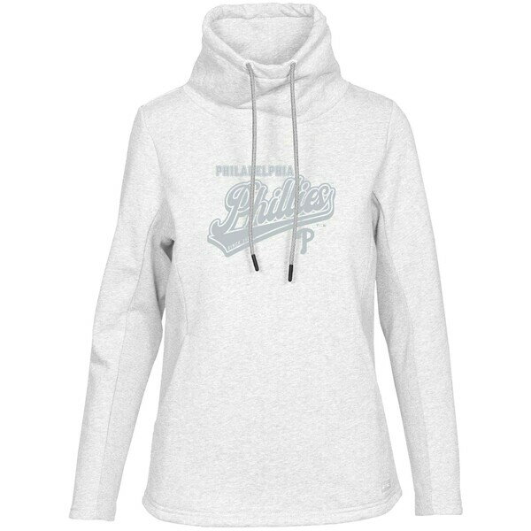 ٥륦 ǥ ѡåȥ  Philadelphia Phillies Levelwear Women's Loop Sweep Pullover Sweatshirt White