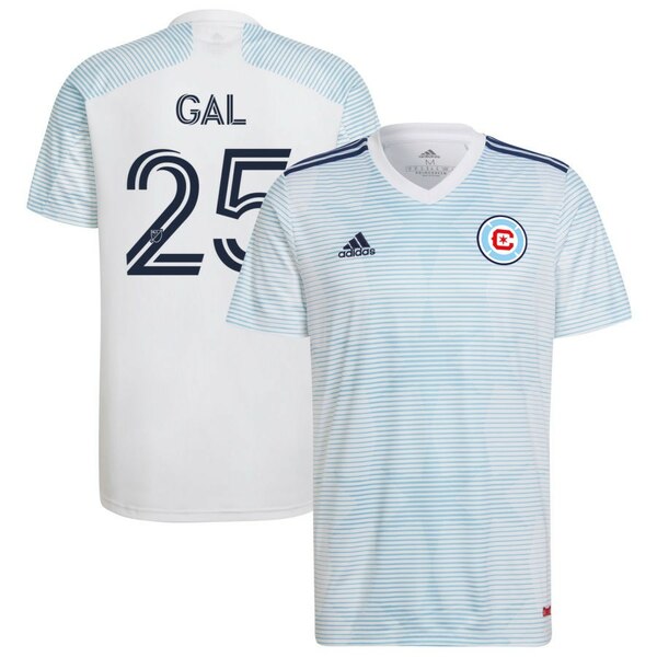 アディダス メンズ ユニフォーム トップス Chicago Fire adidas 2022 Lakefront Kit Replica Custom Jersey White