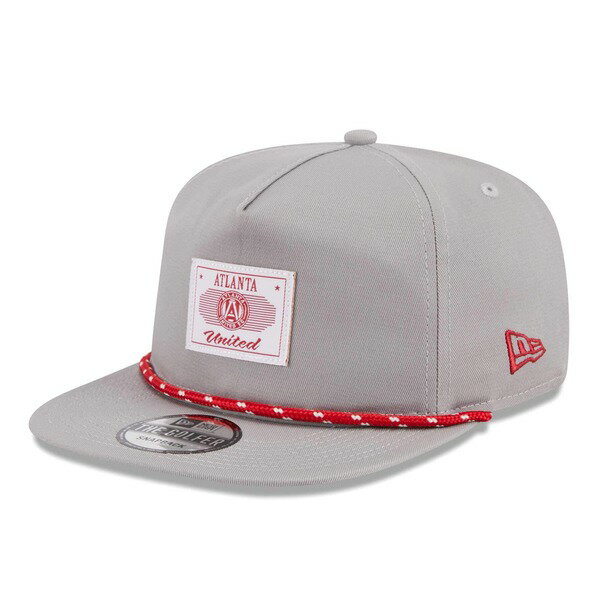 ニューエラ メンズ 帽子 アクセサリー Atlanta United FC New Era Established Patch 9FORTY AFrame Trucker Adjustable Hat Gray