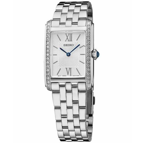 セイコー レディース 腕時計 アクセサリー Women's Stainless Steel Bracelet Watch 23mm x 33mm Silver(2)