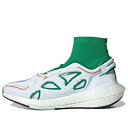 adidas アディダス レディース スニーカー WHITE/GREEN/ORANGE 【(WMNS) adidas Stella McCartney x UltraBoost 22 'Green White' GX9866】 サイズ US_5(22.0cm)