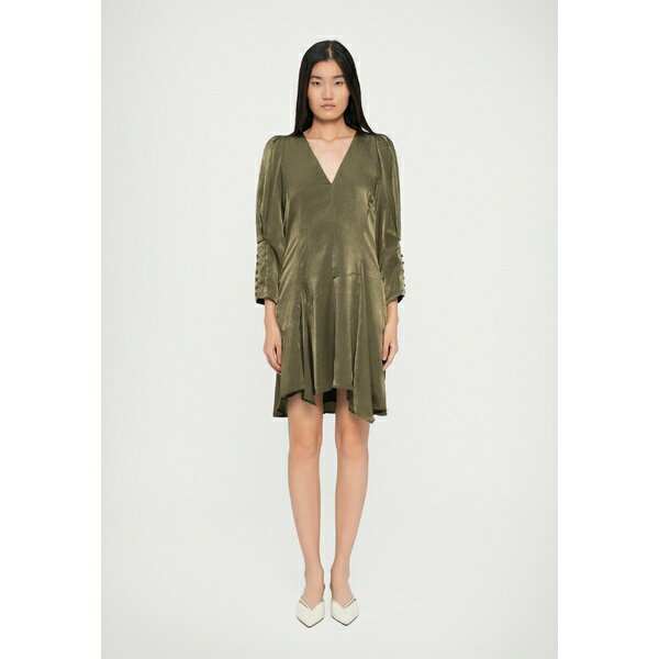イロ レディース ワンピース トップス EMERILA - Cocktail dress / Party dress - military khaki