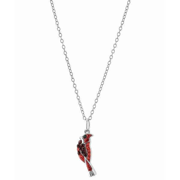 Wj xj[j fB[X lbNXE`[J[Ey_ggbv ANZT[ Crystal Cardinal Pendant Necklace in Sterling Silver, 16