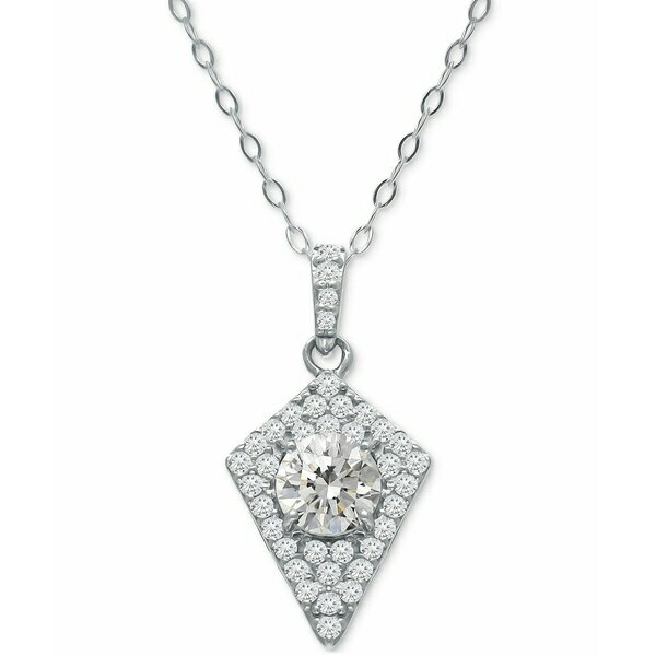 Wj xj[j fB[X lbNXE`[J[Ey_ggbv ANZT[ Cubic Zirconia Kite Cluster Pendant Necklace, 16