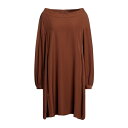 【送料無料】 マニラグレース レディース ワンピース トップス Mini dresses Brown