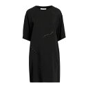 【送料無料】 モスキーノ レディース ワンピース トップス Mini dresses Black