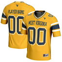 ゲームデイグレーツ メンズ ユニフォーム トップス West Virginia Mountaineers GameDay Greats NIL PickAPlayer Football Jersey Gold