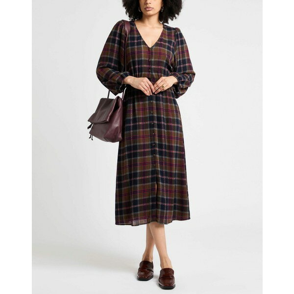 【送料無料】 デ プティ オー レディース ワンピース トップス Maxi dresses Brown