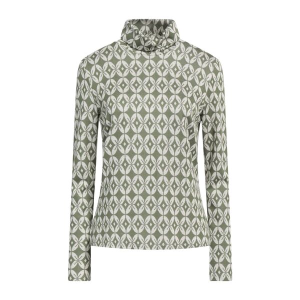 【送料無料】 カミセッタスノーブ レディース ニット&セーター アウター Turtlenecks Green