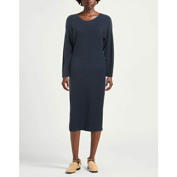 【送料無料】 ヴィコロ レディース ワンピース トップス Midi dresses Blue