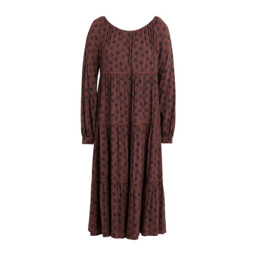 【送料無料】 アレッシアサンティ レディース ワンピース トップス Midi dresses Brown 【送料無料】 アレッシアサンティ レディース ワンピース トップス Midi dresses Brown