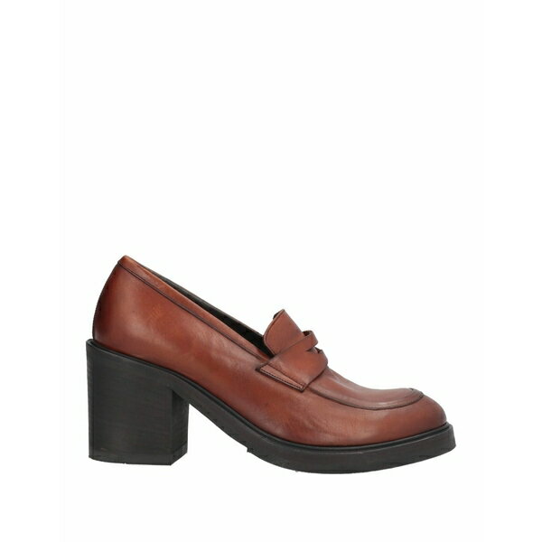 【送料無料】 パンタネッティ レディース スリッポン・ローファー シューズ Loafers Brown