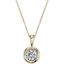 ZC[ fB[X lbNXE`[J[Ey_ggbv ANZT[ Energy Diamond Pendant Necklace (1/5 ct. t.w.) in 14k Gold, White Gold or Rose Gold Yellow Gold