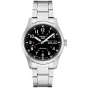 ZCR[ Y rv ANZT[ Men's Automatic 5 Sports Stainless Steel Bracelet Watch 43mm Black