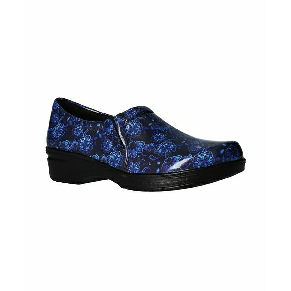 イージーストリート レディース サンダル シューズ Easy Works Women's Tiffany Clogs Blue Multi