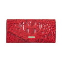 u~ Y z ANZT[ Veronica Melbourne Embossed Leather Wallet Carnation/Gold, Created for Macy's