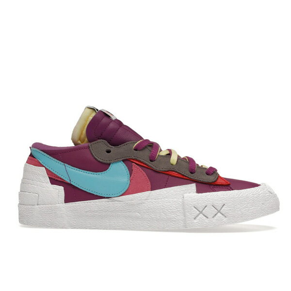 Nike ナイキ メンズ スニーカー 【Nike Blazer Low sacai KAWS Purple Dusk】 サイズ US_11.5(29.5cm) Purple Dusk/Aqua/Pink/White