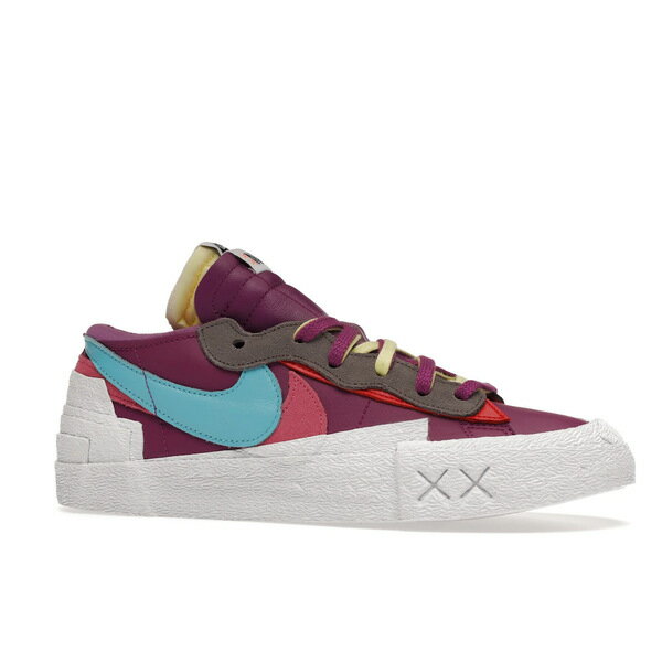 Nike ナイキ メンズ スニーカー 【Nike Blazer Low sacai KAWS Purple Dusk】 サイズ US_11.5(29.5cm) Purple Dusk/Aqua/Pink/White