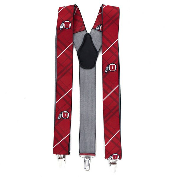 エーグルウィング メンズ ベルト アクセサリー Utah Utes Suspenders Red