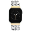 アンクライン レディース 腕時計 アクセサリー Women's Alloy 3-Row Chain Bracelet Compatible with 38/40/41mm Apple Watch Two Tone