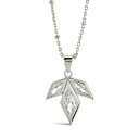 X^[OtH[Go[ fB[X lbNXE`[J[Ey_ggbv ANZT[ Cubic Zirconia Lissie Pendant Necklace Silver