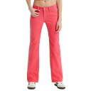 [oCX fB[X fjpc {gX Women's Superlow Low-Rise Bootcut Corduroy Jeans Italian Rose