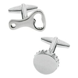 ローナ サットン レディース 帽子 アクセサリー Sutton Silver-Tone Bottle Opener And Cap Cufflinks Silver