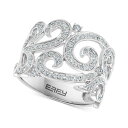 GtB[ RNV Y O ANZT[ EFFY&reg; Diamond Swirl Statement Ring (3/8 ct. t.w.) in 14k White Gold White Gold