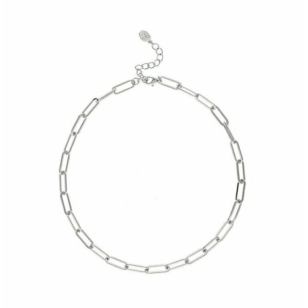 uJt[h} fB[X lbNXE`[J[Ey_ggbv ANZT[ Rhodium Polished Paperclip Strand Chain Necklace Silver