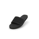 インドソール レディース サンダル シューズ Women's Slide Recycled Pable Straps Ketapang/black