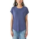 ラッキーブランド レディース カットソー トップス Women's Short Sleeve Sandwash Dolman Tee Navy