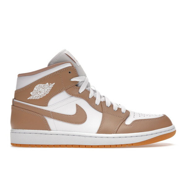 Jordan ジョーダン メンズ スニーカー 【Jordan 1 Mid Tan Gum】 サイズ US_M_13 Hemp/Gum Yellow/White
