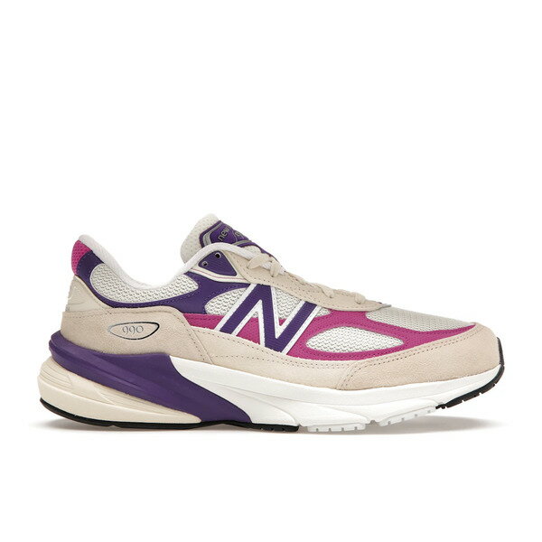 New Balance ニューバランス メンズ スニーカー 【New Balance 990v6 MiUSA Magenta Pop】 サイズ US_M_13 Limestone/Magenta