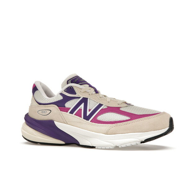 New Balance ニューバランス メンズ スニーカー 【New Balance 990v6 MiUSA Magenta Pop】 サイズ US_M_13 Limestone/Magenta